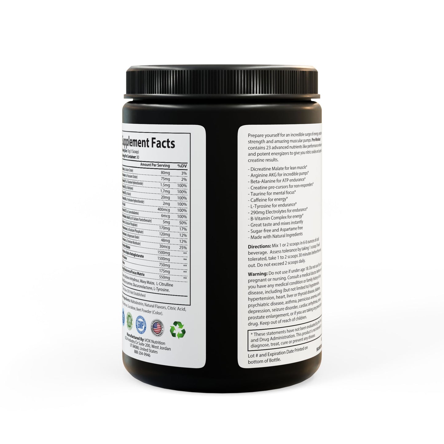 ok¿ Pre-Workout Supplement, Watermelon